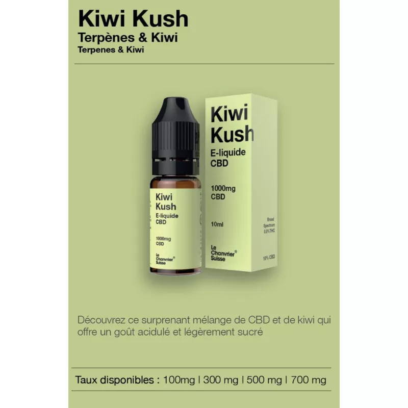 E-liquid CBD Kiwi Kush