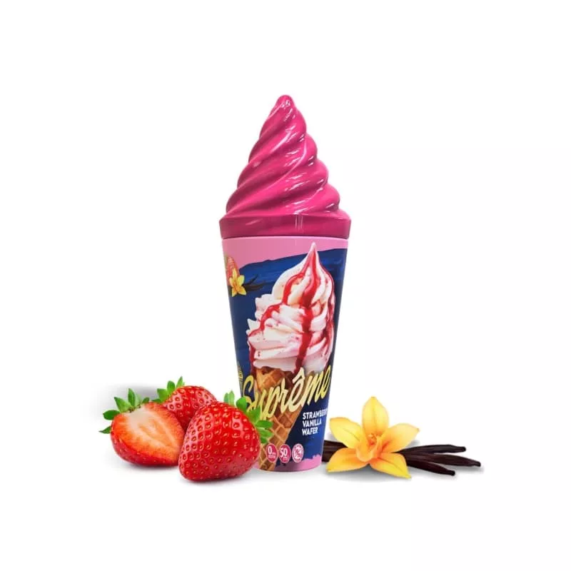 E-liquid Strawberry Vanilla - E-cone Supreme
