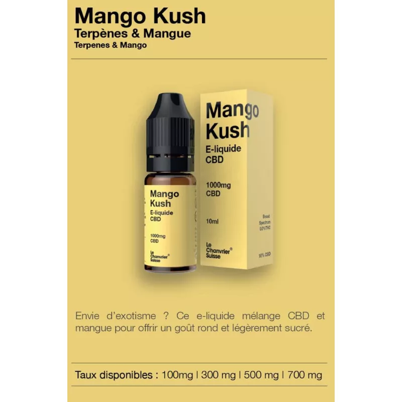 E-liquid CBD Mango Kush